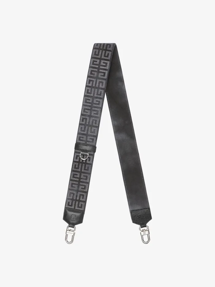 Women Belts Givenchy Strap In 4G Lurex Embroidery Black