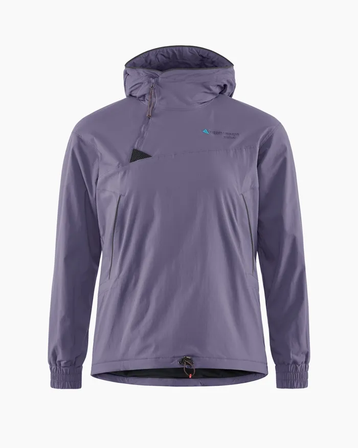Women Bestla WindProtecting Anorak Purple Stone Klttermusen Down and Insulated Jackets
