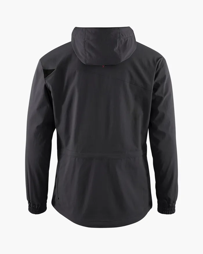 Women Bestla Zip Hood Wind Jacket Raven Klttermusen Wind Resistant Jackets