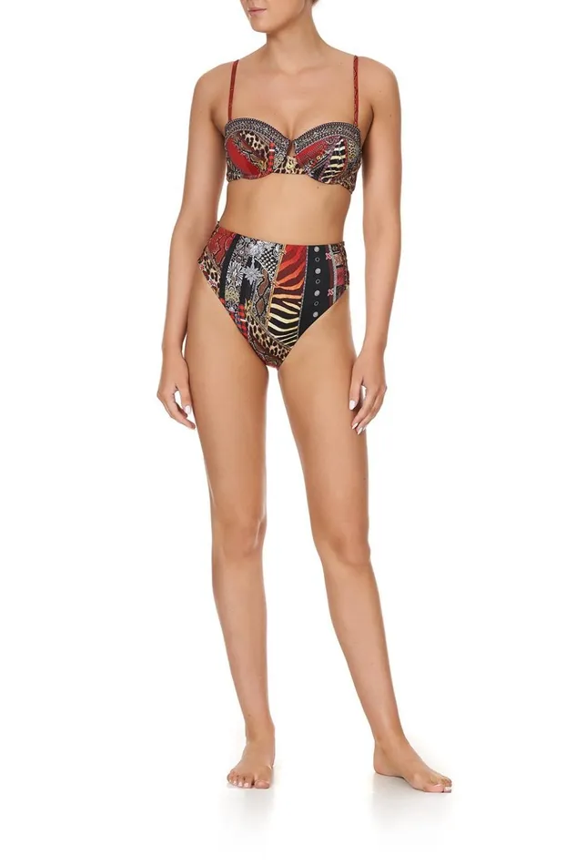 Women Bikinis Camilla High Waisted Pant With Eyelet Trim London Calling