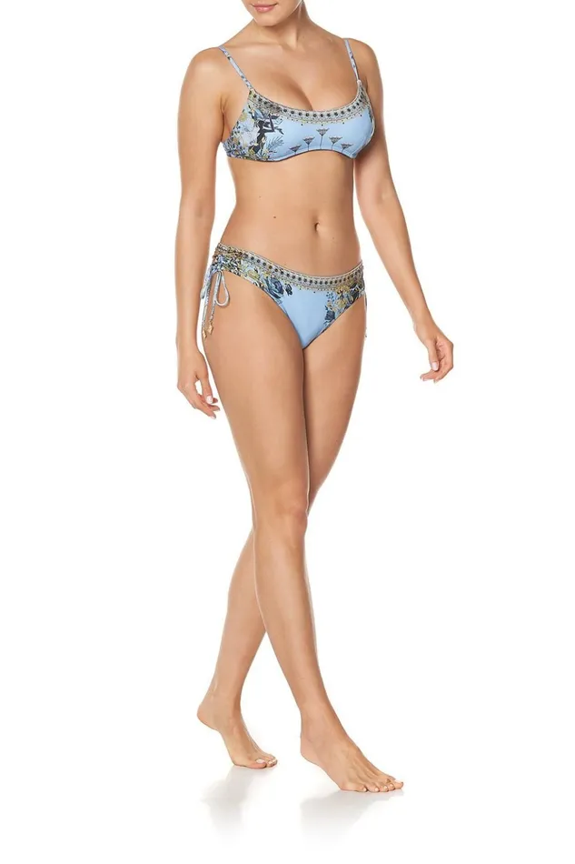 Women Bikinis Camilla Low Scoop Crop With Tie Back Fairy Fountain