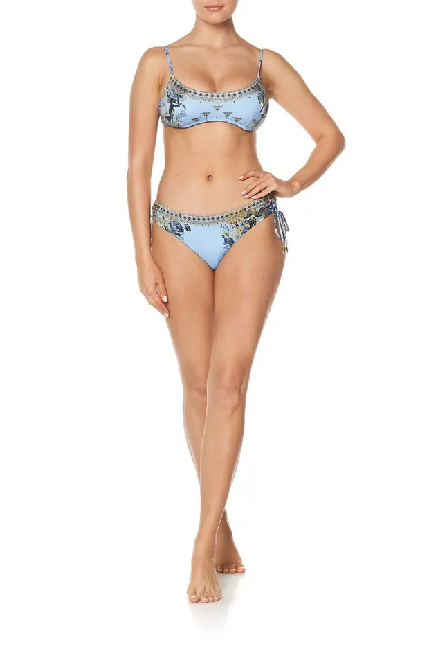 Women Bikinis Camilla Low Scoop Crop With Tie Back Fairy Fountain