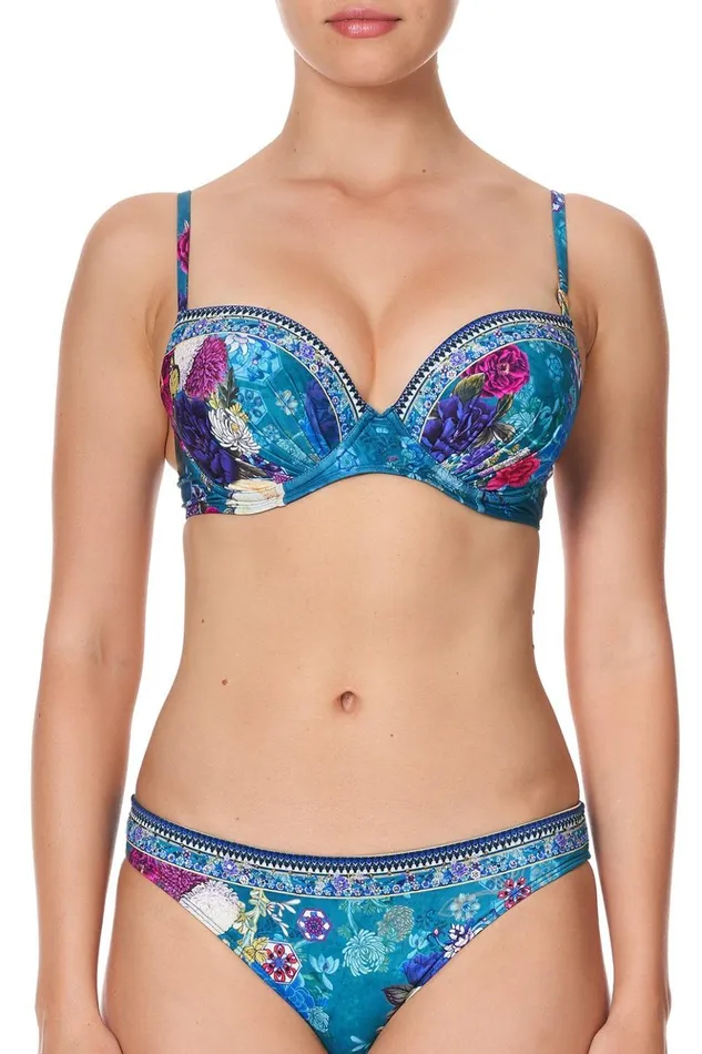 Women Bikinis Camilla Moulded Plunge Bra Lunar Gazing