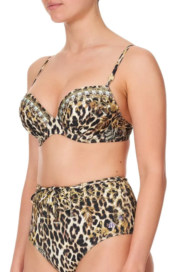 Women Bikinis Camilla Moulded Plunge Bra Nomadic Nymph