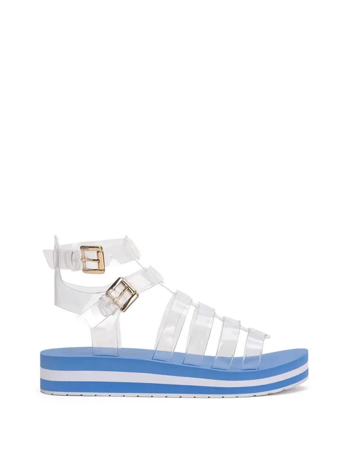 Women Bimala Sandal In Blue Jessica Simpson Platforms