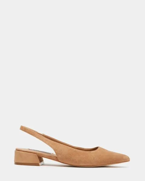 Women BLAKELY CAMEL SUEDE Camel Suede Steve Madden Loafers and Flats