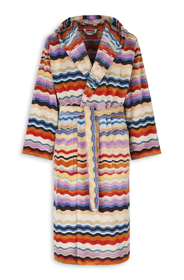 Women Bonnie Hooded Bathrobe Multicoloured Missoni Bathrobes