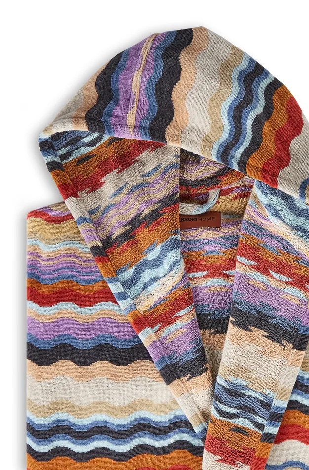 Women Bonnie Hooded Bathrobe Multicoloured Missoni Bathrobes Women Bonnie Hooded Bathrobe Multicoloured Missoni Bathrobes