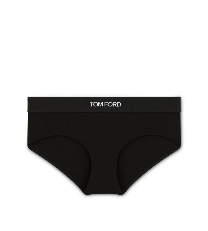 Women Bottoms Tom Ford Modal Signature Boy Shorts Black