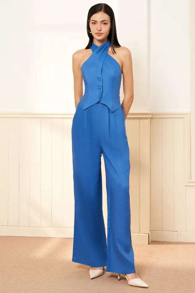 Women Bottoms YUMI KIM BLISS LINEN PANT Royal Linen