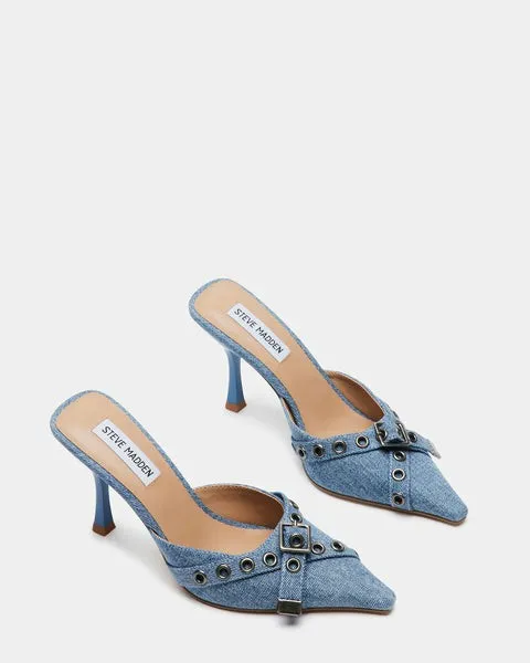 Women BRADI DENIM FABRIC Denim Fabric Steve Madden Heels Women BRADI DENIM FABRIC Denim Fabric Steve Madden Heels