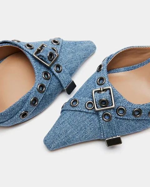 Women BRADI DENIM FABRIC Denim Fabric Steve Madden Heels Women BRADI DENIM FABRIC Denim Fabric Steve Madden Heels