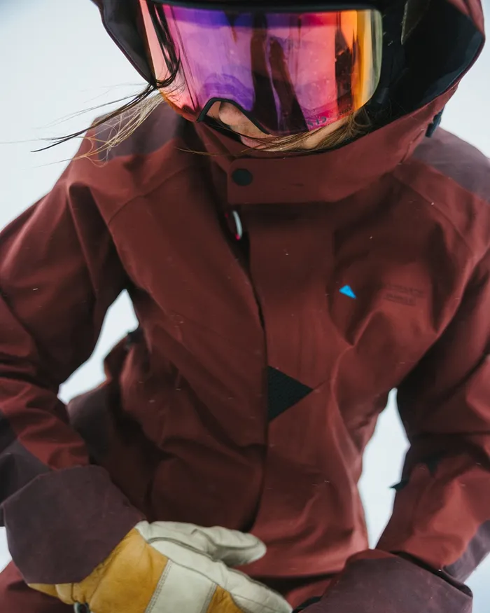 Women Brage 20 Waterproof Shell Jacket Merlot Klttermusen Waterproof Jackets