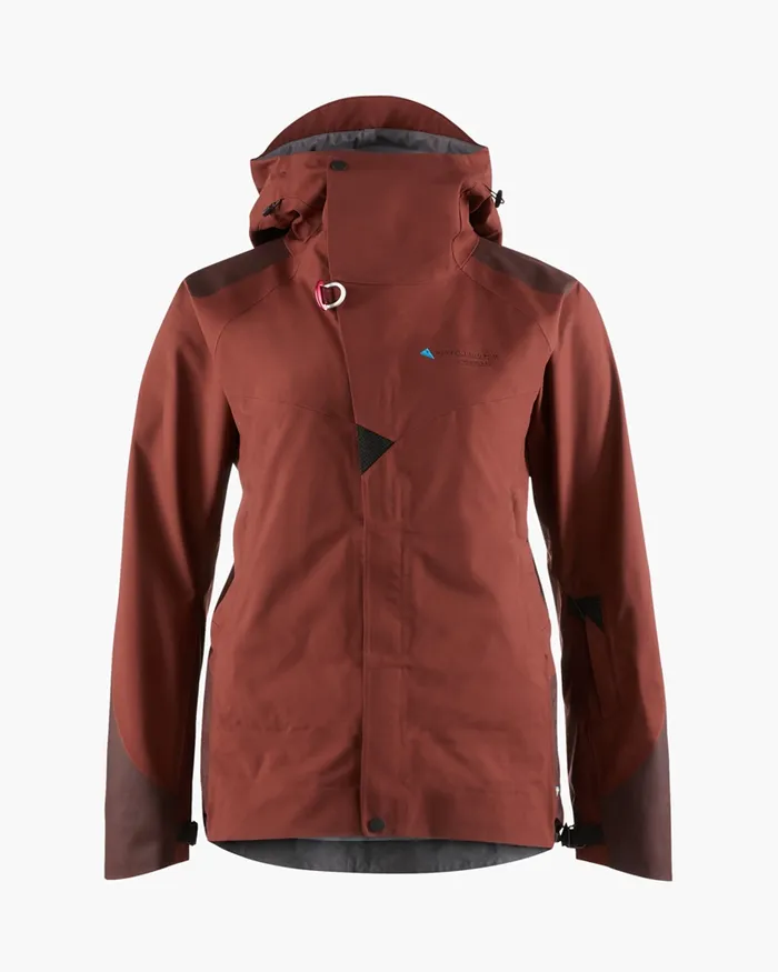 Women Brage 20 Waterproof Shell Jacket Merlot Klttermusen Waterproof Jackets