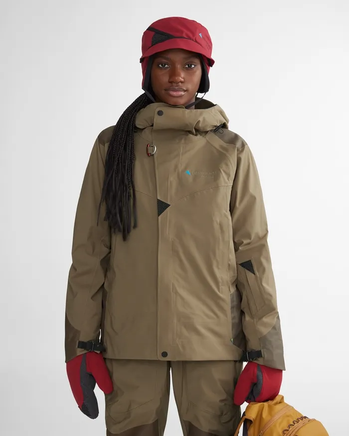 Women Brage 20 Waterproof Shell Jacket Merlot Klttermusen Waterproof Jackets