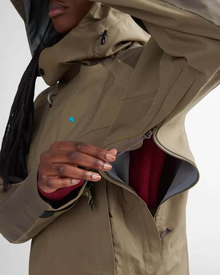 Women Brage 20 Waterproof Shell Jacket Merlot Klttermusen Waterproof Jackets