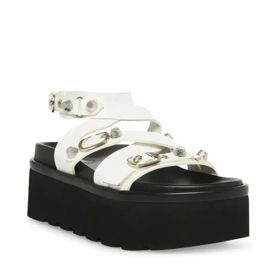 Women BRANT WHITE White Steve Madden Sandals Women BRANT WHITE White Steve Madden Sandals