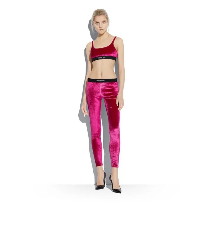 Women Bras Tom Ford Stretch Velvet Bralette Raspberry Women Bras Tom Ford Stretch Velvet Bralette Raspberry