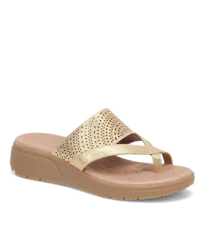 Women Brett Slide Sandal Old Gold Baretraps Slides and Slip On Sandals