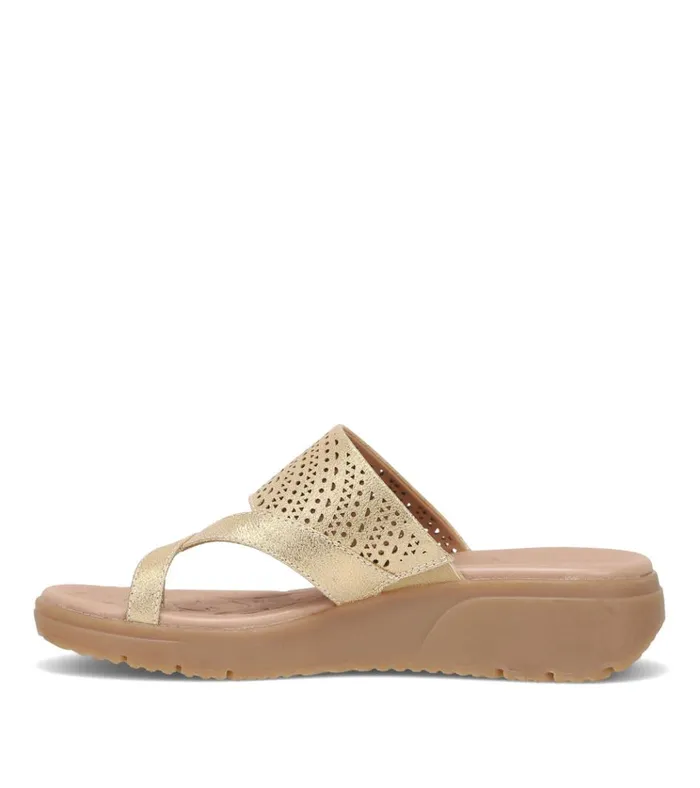 Women Brett Slide Sandal Old Gold Baretraps Slides and Slip On Sandals