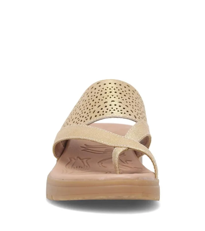 Women Brett Slide Sandal Old Gold Baretraps Slides and Slip On Sandals