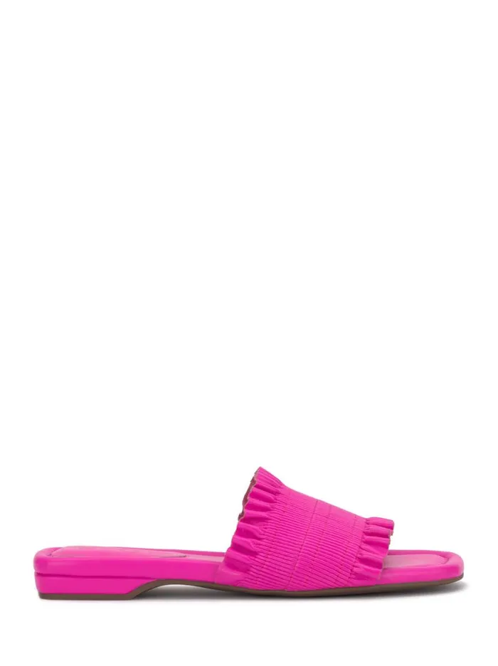 Women Camessa Smocked Sandal In Valley Pink Jessica Simpson Flats