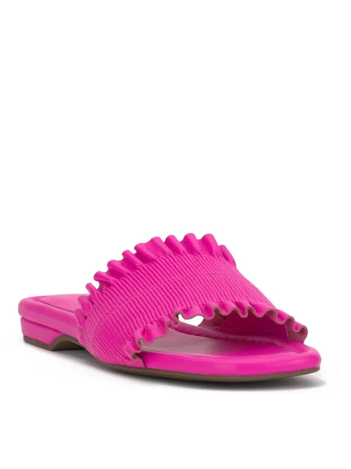 Women Camessa Smocked Sandal In Valley Pink Jessica Simpson Flats