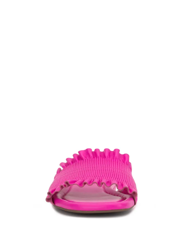 Women Camessa Smocked Sandal In Valley Pink Jessica Simpson Flats