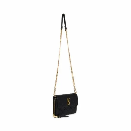 Women CARINA BAG BLACK Black Steve Madden Crossbody Bags Women CARINA BAG BLACK Black Steve Madden Crossbody Bags