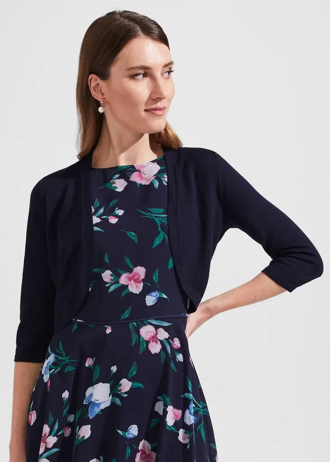 Women Carrie Bolero Navy Hobbs Jumpers and Cardigans