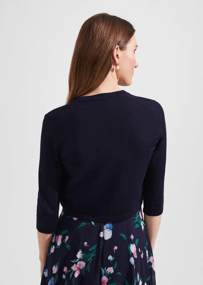 Women Carrie Bolero Navy Hobbs Jumpers and Cardigans