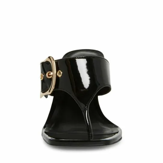 Women CHELLE BLACK PATENT Black Patent Steve Madden Heels Women CHELLE BLACK PATENT Black Patent Steve Madden Heels