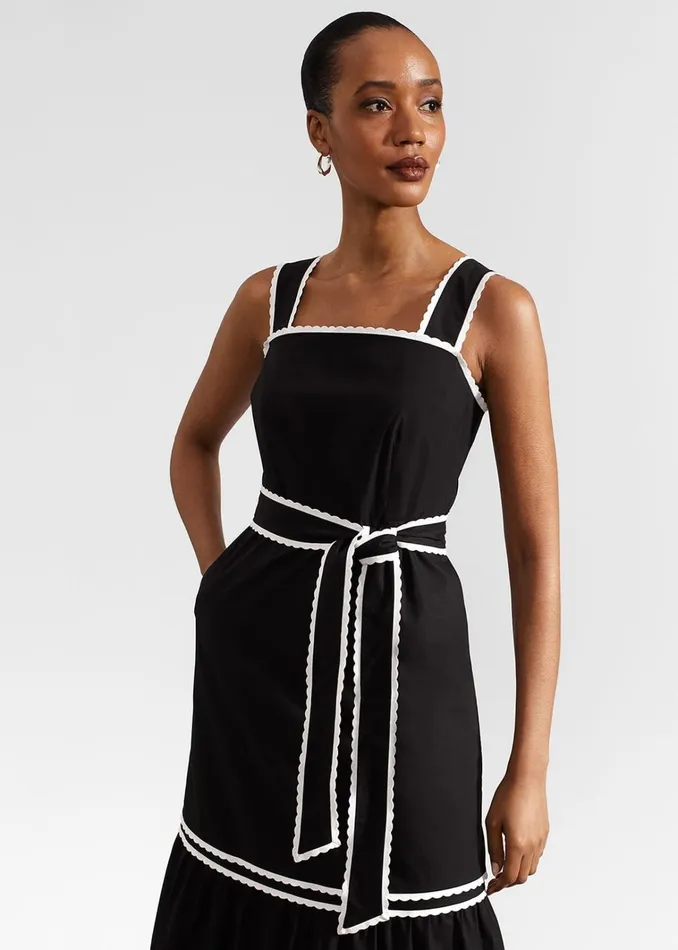 Women Chloe Dress Black Ivory Hobbs Dresses and Jumpsuits