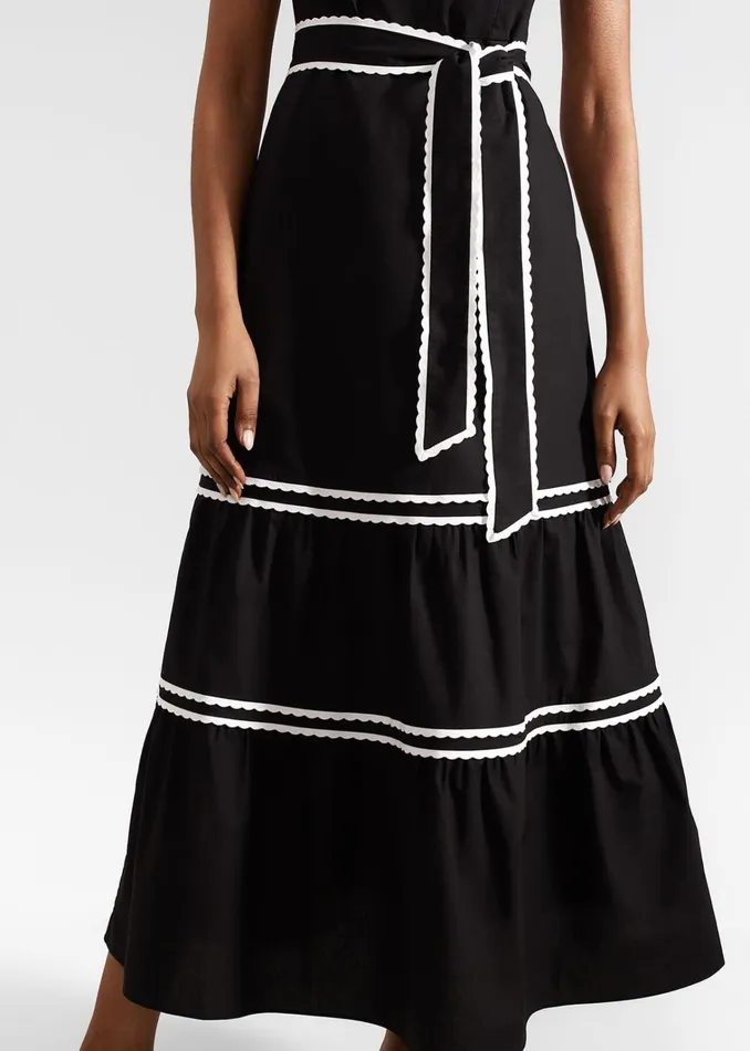 Women Chloe Dress Black Ivory Hobbs Dresses and Jumpsuits