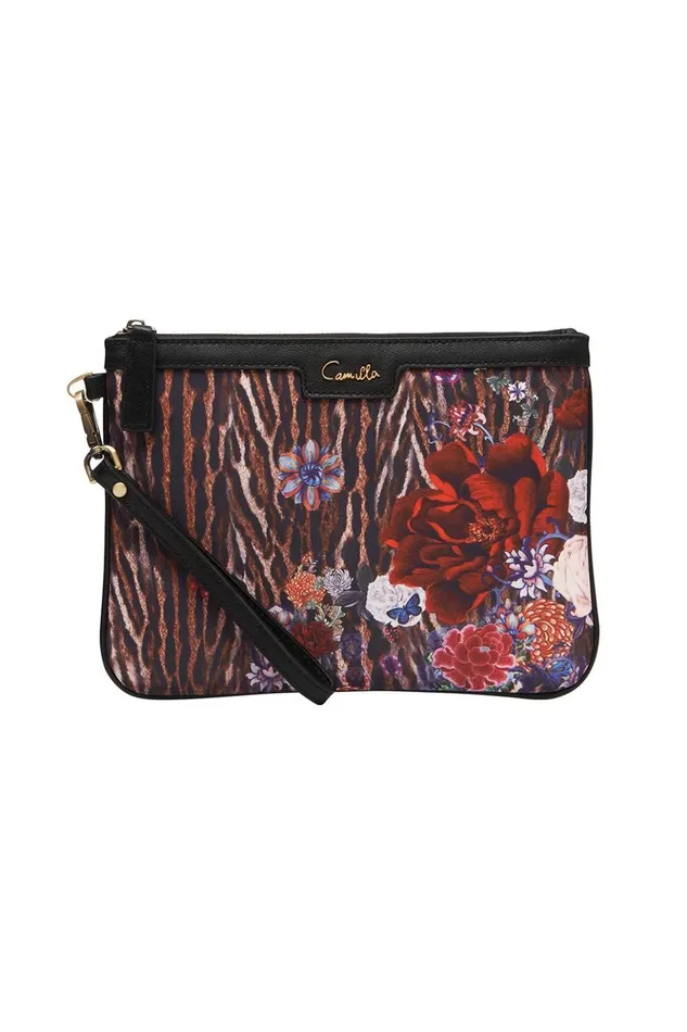Women Clutch Bags Camilla Nylon Zip Top Clutch Jewel Of Jupiter