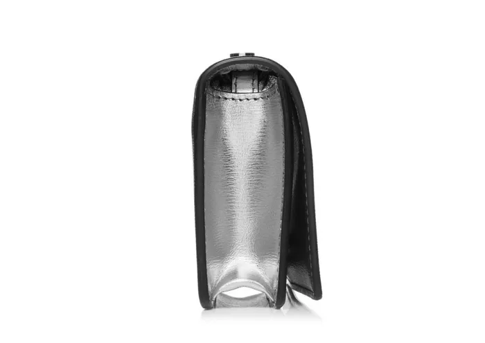 Women Clutches Tom Ford Metallic Palmellato Tf Mini Bag Silver Women Clutches Tom Ford Metallic Palmellato Tf Mini Bag Silver
