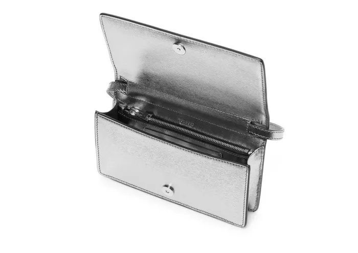 Women Clutches Tom Ford Metallic Palmellato Tf Mini Bag Silver Women Clutches Tom Ford Metallic Palmellato Tf Mini Bag Silver