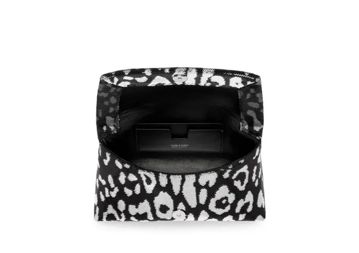 Women Clutches Tom Ford Sequin Label Mini Chain Bag Blacksilver Black Women Clutches Tom Ford Sequin Label Mini Chain Bag Blacksilver Black