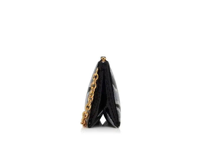 Women Clutches Tom Ford Zebra Sequin Embroidery Carine Clutch Blacksilver Black Women Clutches Tom Ford Zebra Sequin Embroidery Carine Clutch Blacksilver Black