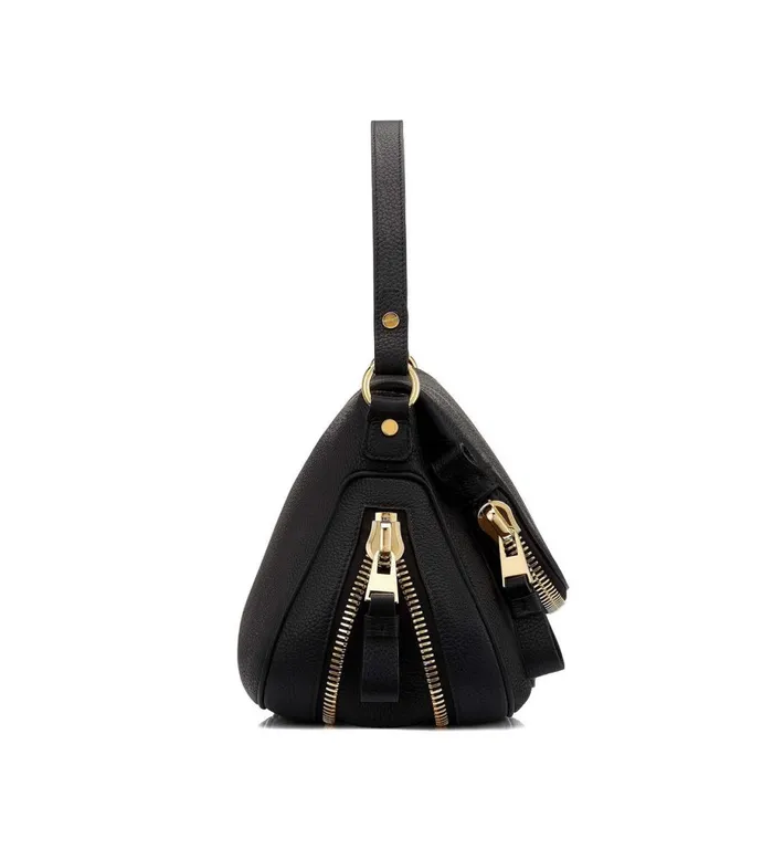 Women Cross Body Bags Tom Ford Medium Double Strap Jennifer Black Women Cross Body Bags Tom Ford Medium Double Strap Jennifer Black