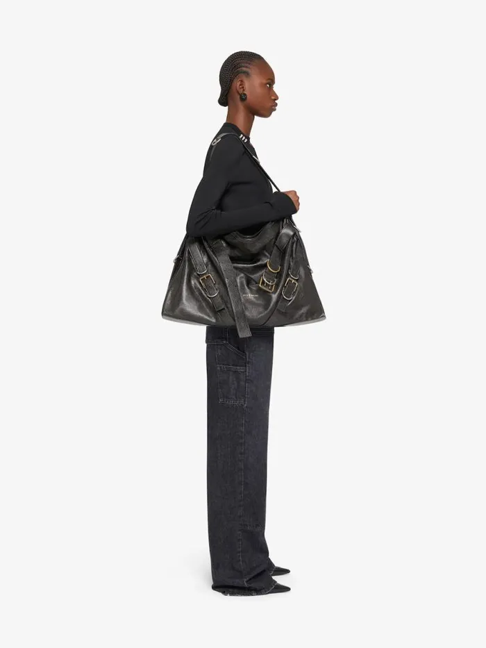 Women Crossbody Bags Givenchy Large Voyou Boyfriend Bag In Aged Leather Black Women Crossbody Bags Givenchy Large Voyou Boyfriend Bag In Aged Leather Black