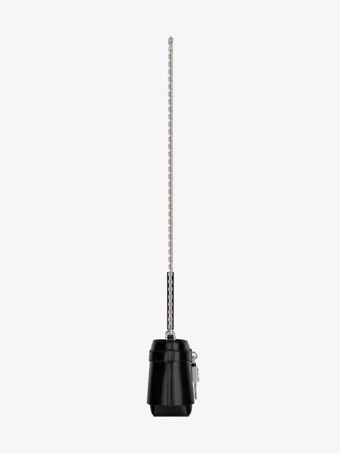 Women Crossbody Bags Givenchy Micro Shark Lock Bucket Bag In Box Leather Black Women Crossbody Bags Givenchy Micro Shark Lock Bucket Bag In Box Leather Black