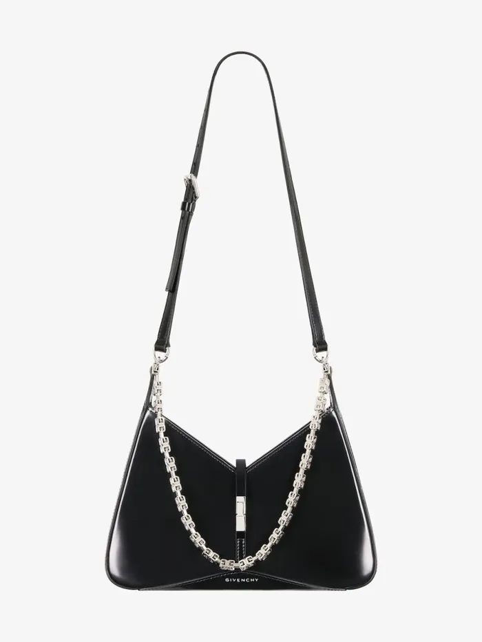 Women Crossbody Bags Givenchy Small Cut Out Bag In Shiny Leather With Chain Black Women Crossbody Bags Givenchy Small Cut Out Bag In Shiny Leather With Chain Black