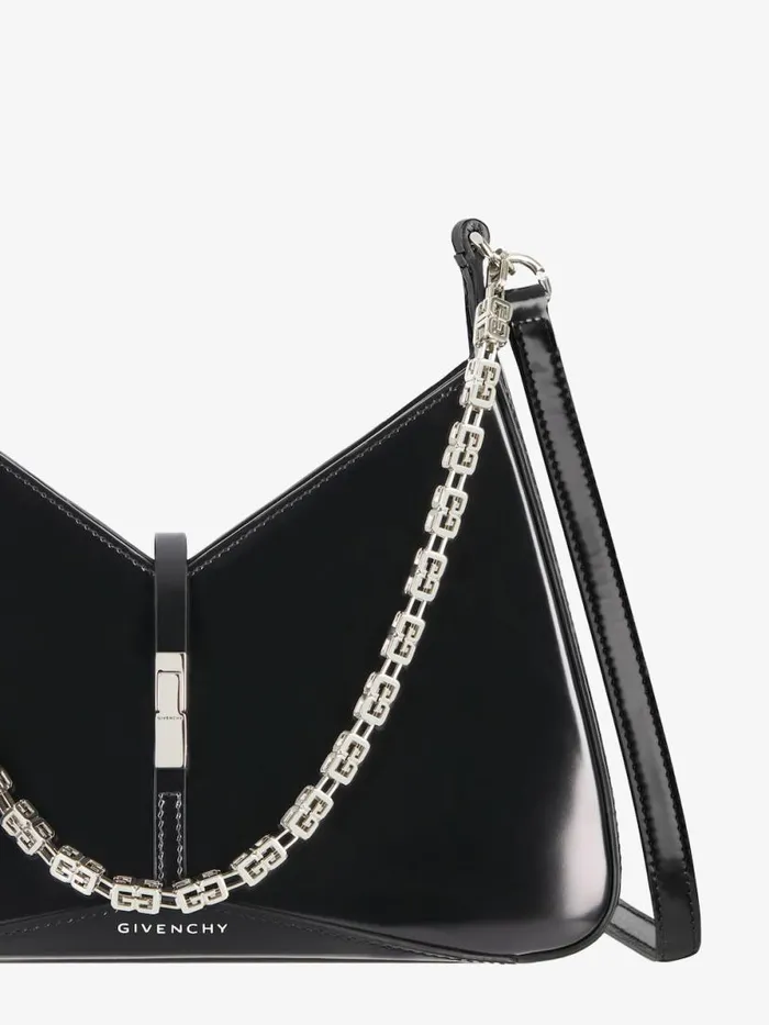 Women Crossbody Bags Givenchy Small Cut Out Bag In Shiny Leather With Chain Black Women Crossbody Bags Givenchy Small Cut Out Bag In Shiny Leather With Chain Black