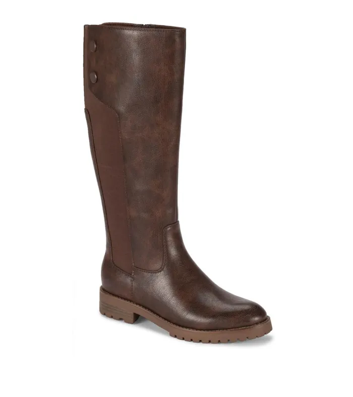 Women Danen Riding Boot Brush Brown Baretraps Knee High Boots