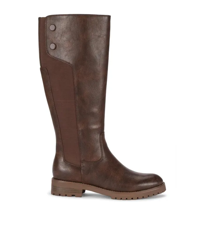 Women Danen Riding Boot Brush Brown Baretraps Knee High Boots