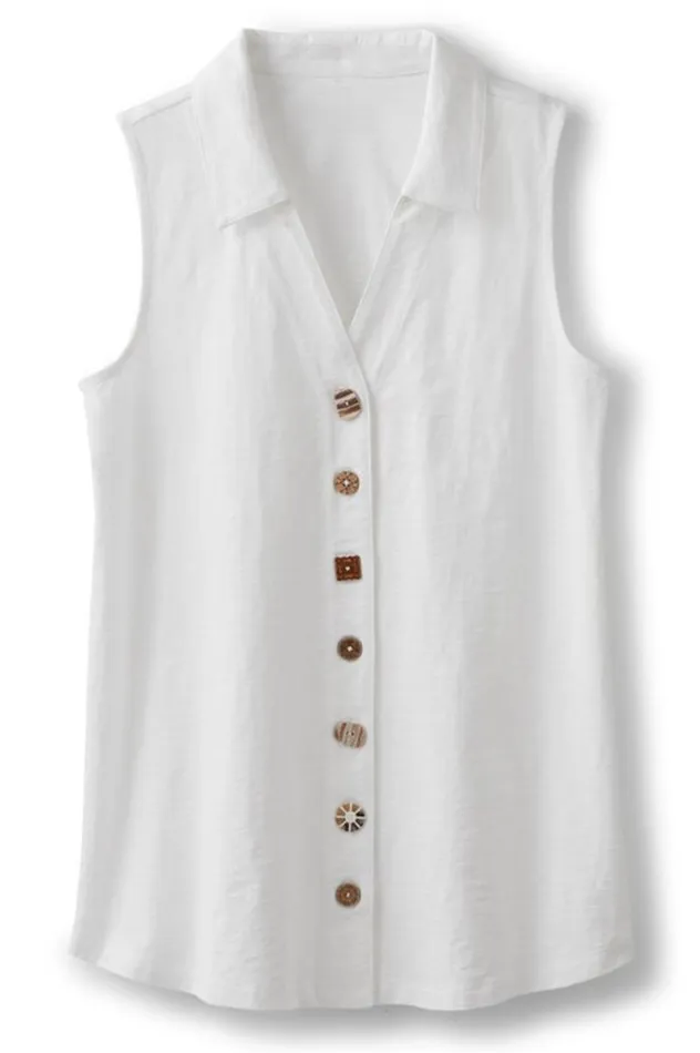 Women Danielle Sleeveless Tunic Pink Peacock Soft Surroundings Tops Women Danielle Sleeveless Tunic Pink Peacock Soft Surroundings Tops