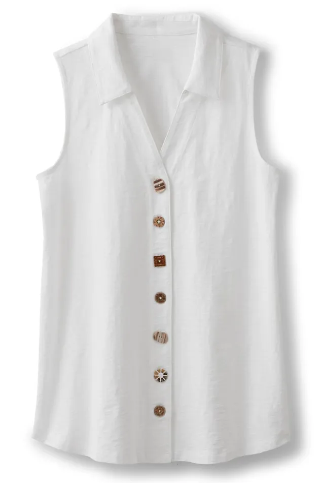 Women Danielle Sleeveless Tunic Pink Peacock Soft Surroundings Tops Women Danielle Sleeveless Tunic Pink Peacock Soft Surroundings Tops