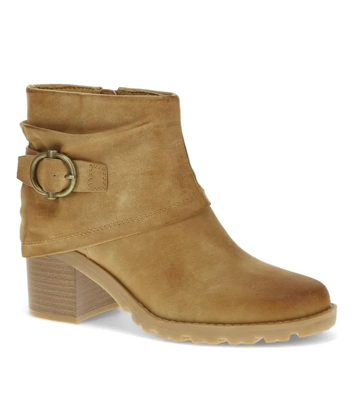 Women Deborah Block Heel Bootie Sand Baretraps Booties