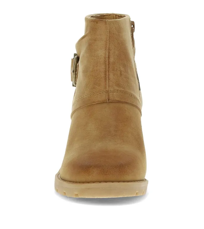 Women Deborah Block Heel Bootie Sand Baretraps Booties